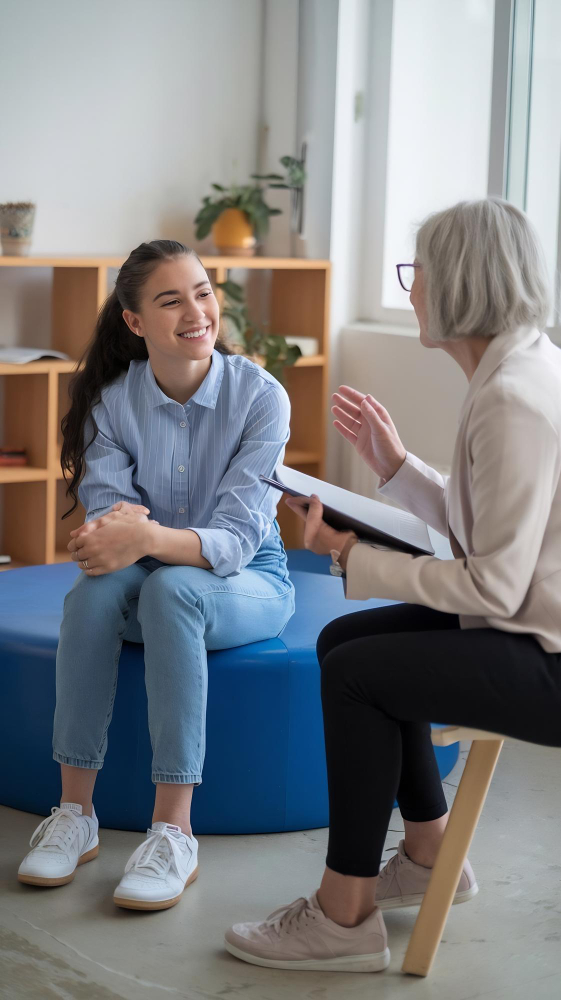 Early intervention therapy session